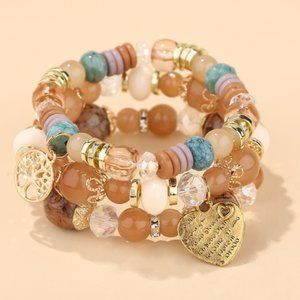 Bohemian Fashion Trendy Beaded Charm Bracelets